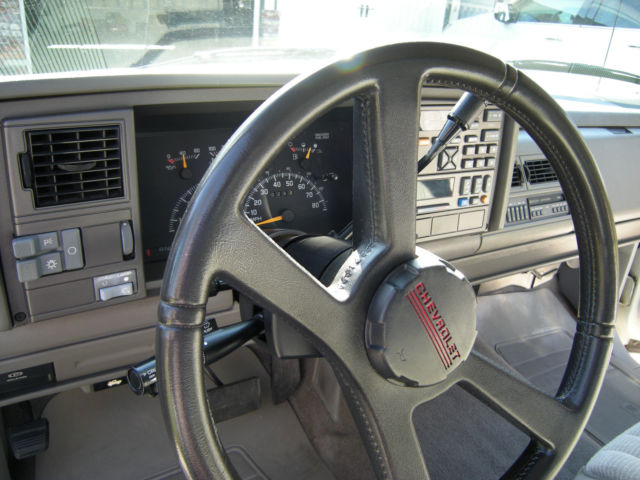 1994 White Chevrolet Silverado 1500 Extended Cab Pickup