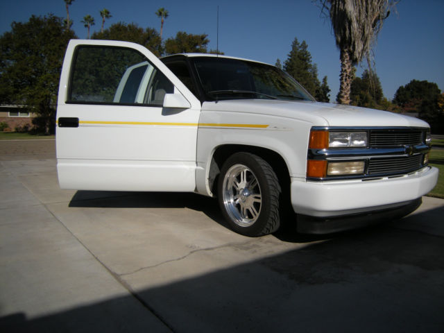 1994 White Chevrolet Silverado 1500 Extended Cab Pickup