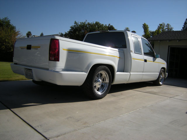 1994 White Chevrolet Silverado 1500 Extended Cab Pickup