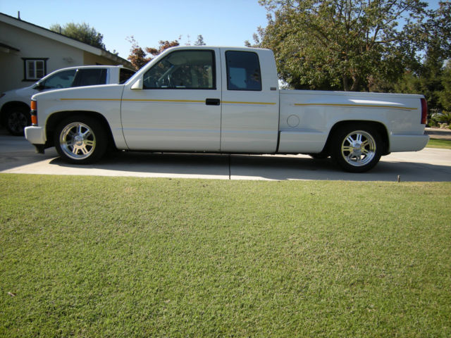 1994 White Chevrolet Silverado 1500 Extended Cab Pickup