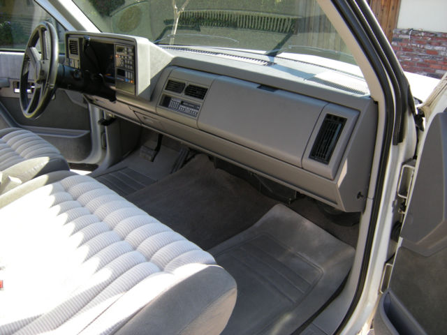 1994 White Chevrolet Silverado 1500 Extended Cab Pickup
