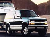 1994 Blue Chevrolet Blazer --