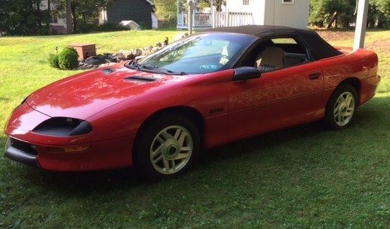 1994 Red Chevrolet Camaro Convertible
