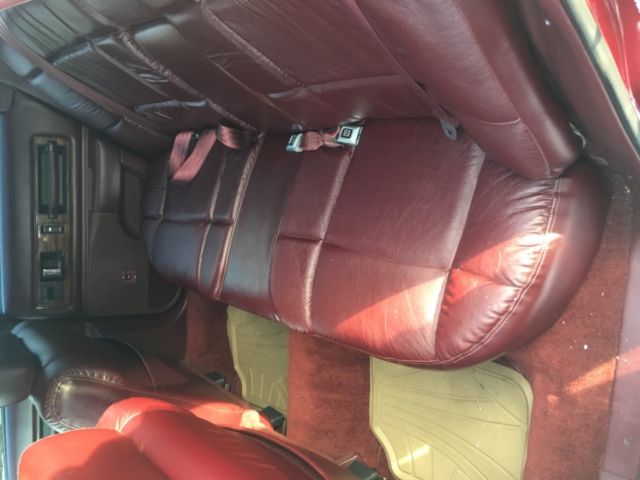 1994 Garnet red Chevrolet Capriceold Sedan