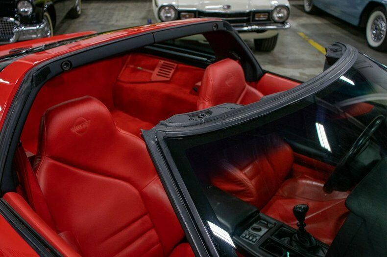 1994 Red Chevrolet Corvette --