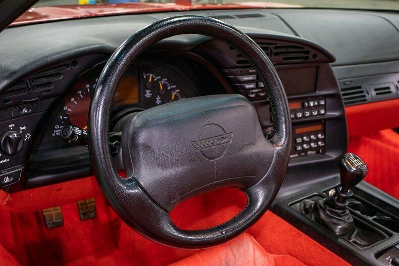 1994 Red Chevrolet Corvette --