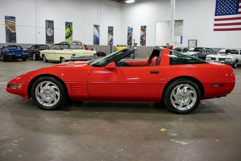 1994 Red Chevrolet Corvette --