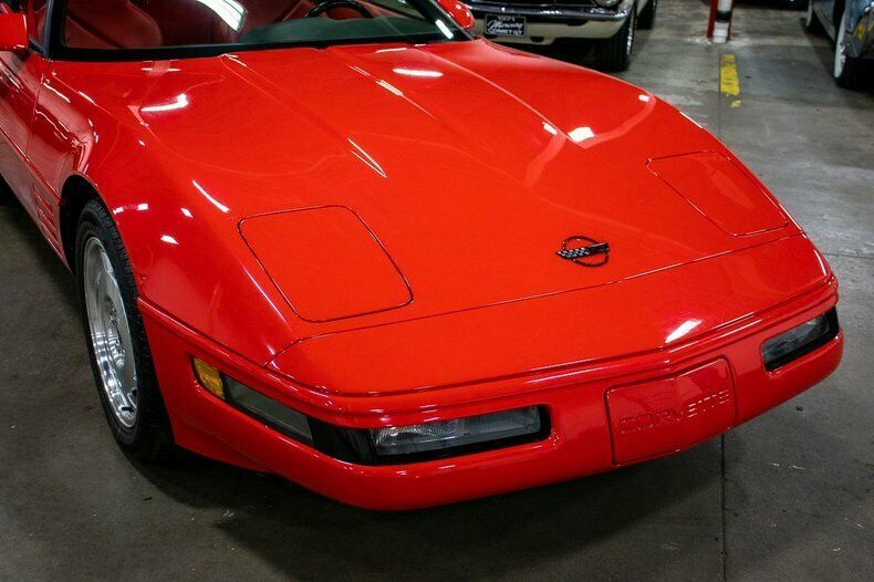 1994 Red Chevrolet Corvette --