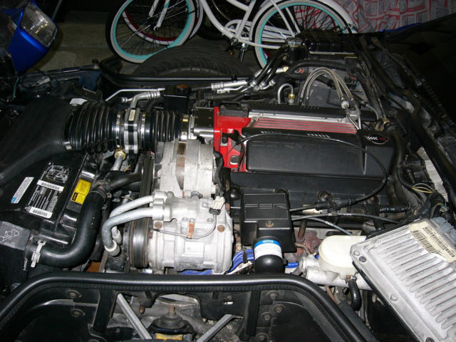 1994 Blue Chevrolet Corvette Hatchback