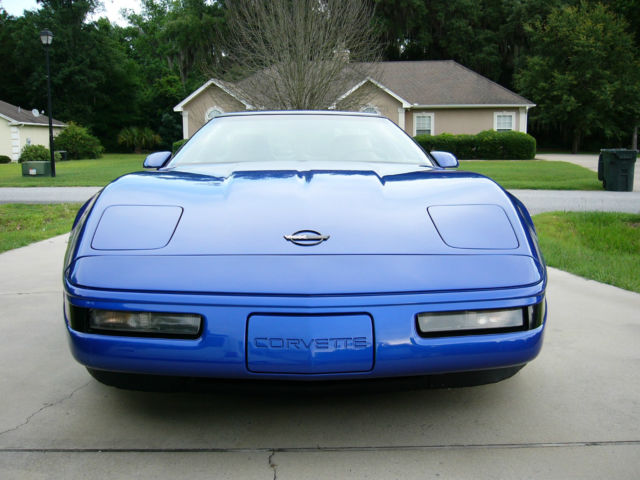 1994 Blue Chevrolet Corvette Hatchback