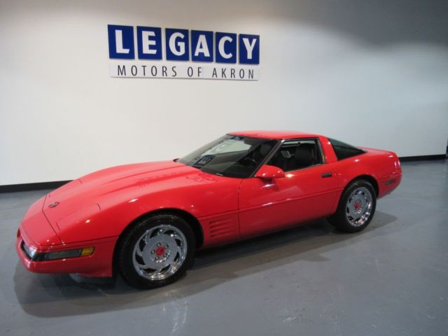 1994 Red Chevrolet Corvette --