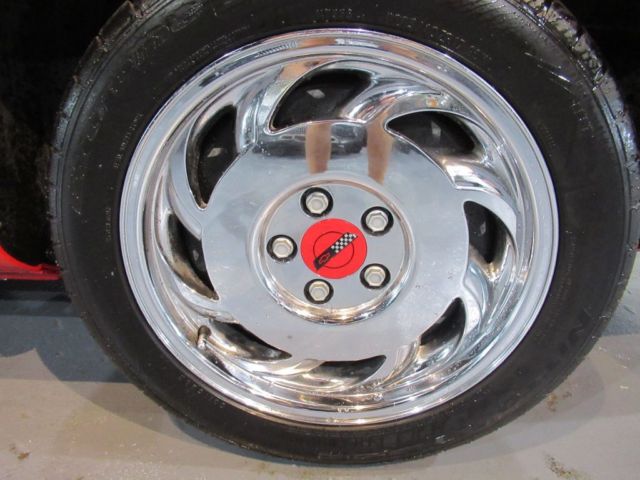 1994 Red Chevrolet Corvette --