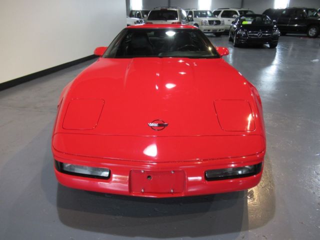 1994 Red Chevrolet Corvette --
