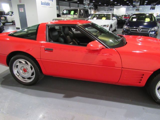 1994 Red Chevrolet Corvette --