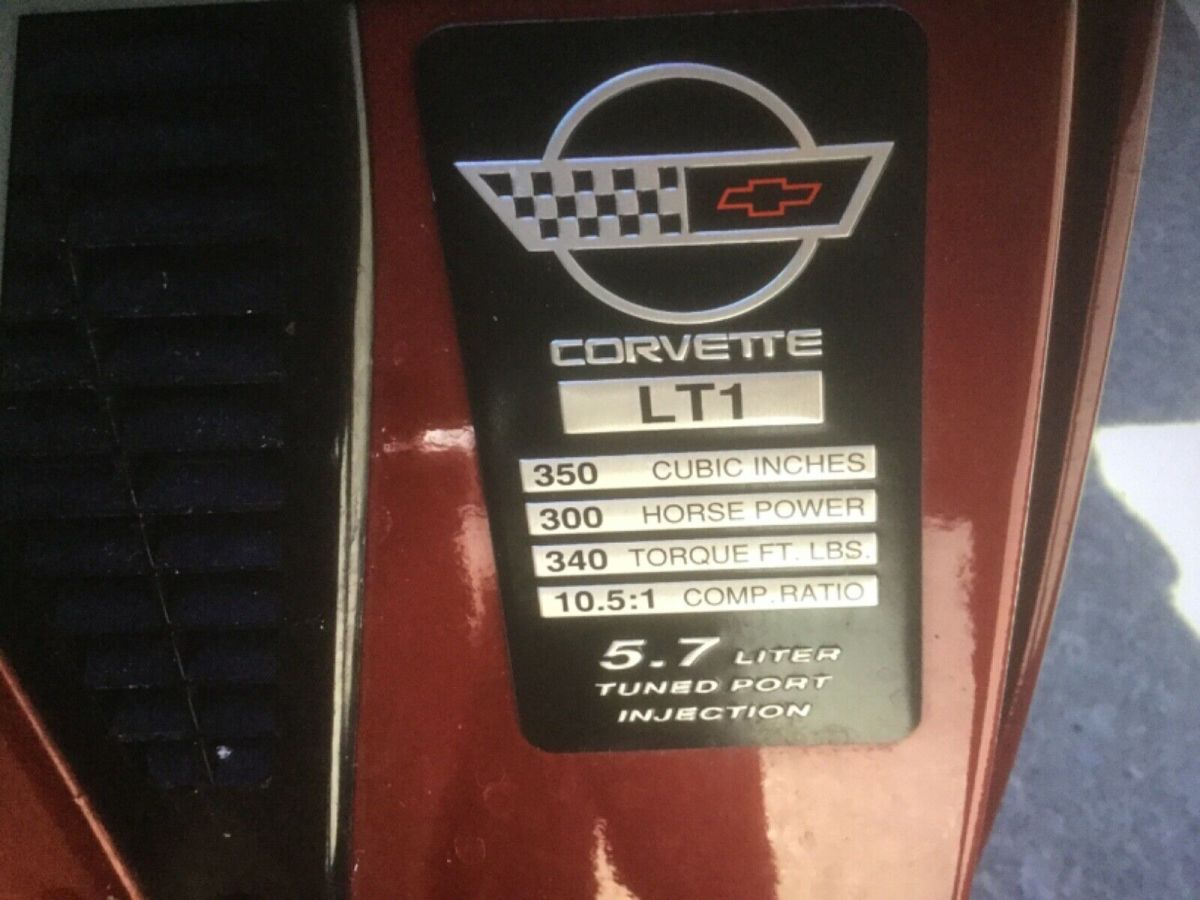 1994 Red Chevrolet Corvette Hatchback