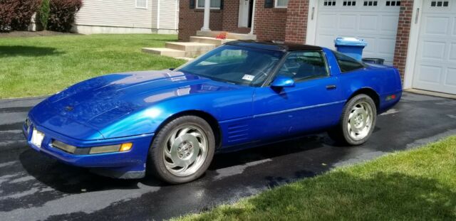 1994 Blue Chevrolet Corvette Coupe