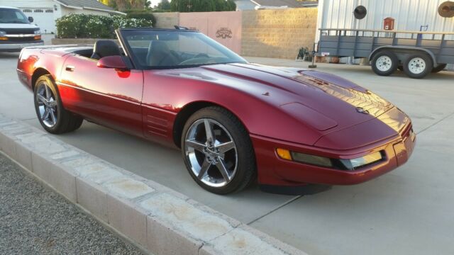 1994 Red Chevrolet Corvette Convertible