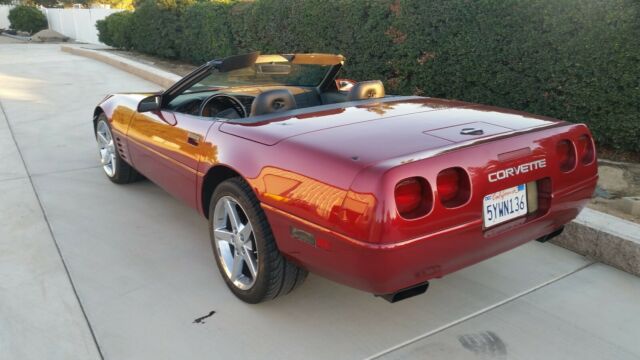 1994 Red Chevrolet Corvette Convertible