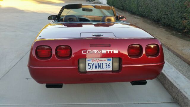 1994 Red Chevrolet Corvette Convertible