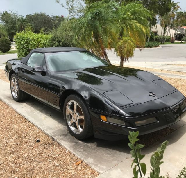 1994 Black Chevrolet Corvette Convertible