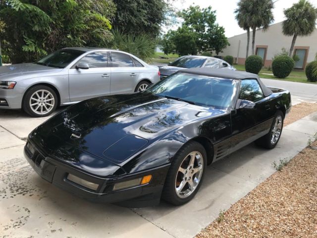 1994 Black Chevrolet Corvette Convertible