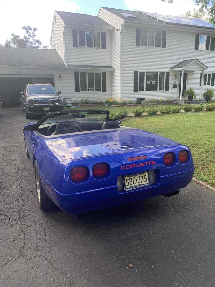 1994 Blue Chevrolet Corvette Convertible
