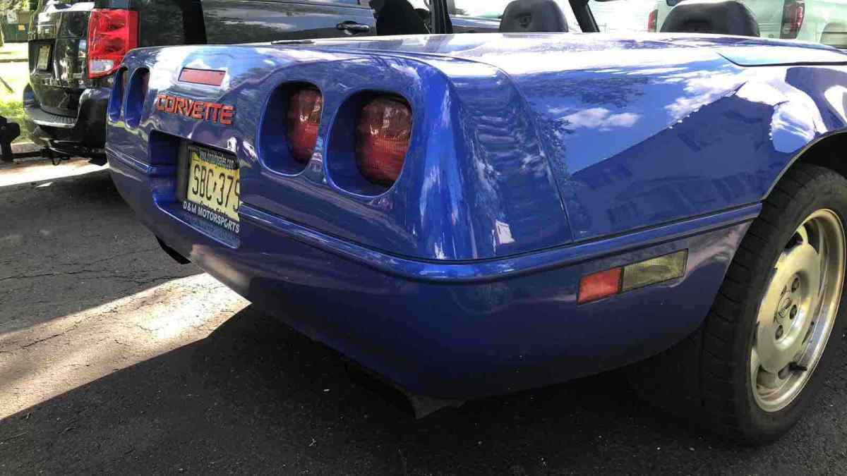 1994 Blue Chevrolet Corvette Convertible