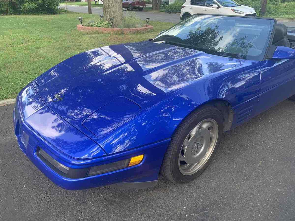 1994 Blue Chevrolet Corvette Convertible