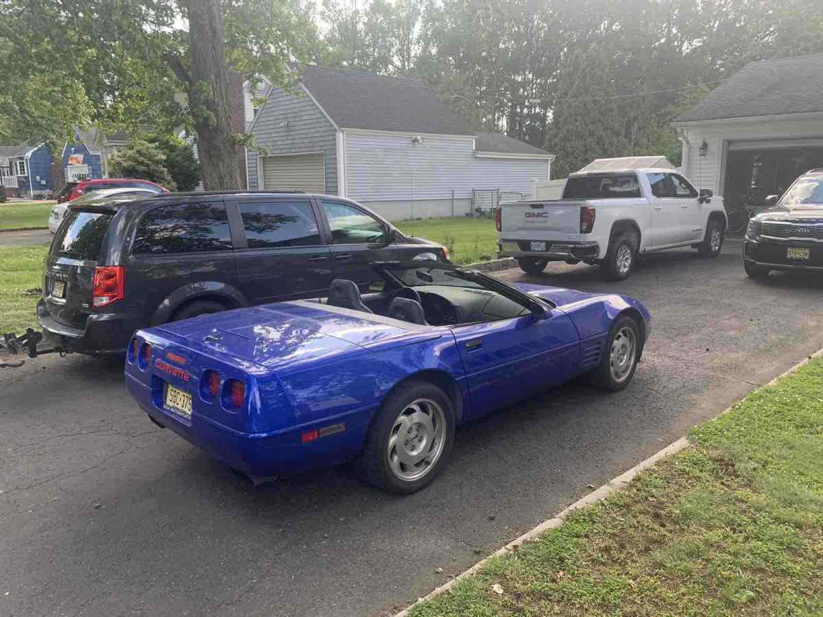 1994 Blue Chevrolet Corvette Convertible