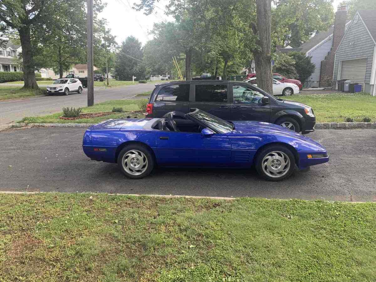 1994 Blue Chevrolet Corvette Convertible