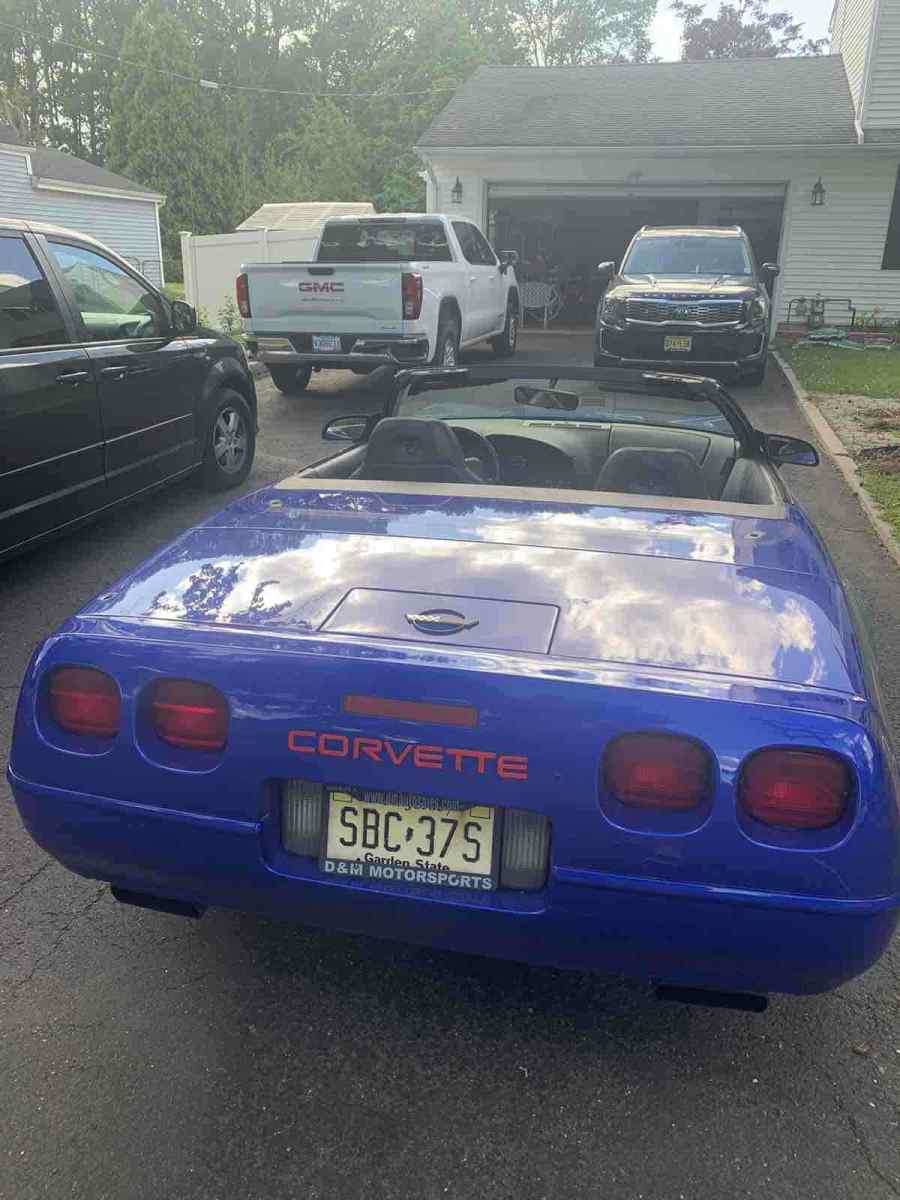 1994 Blue Chevrolet Corvette Convertible