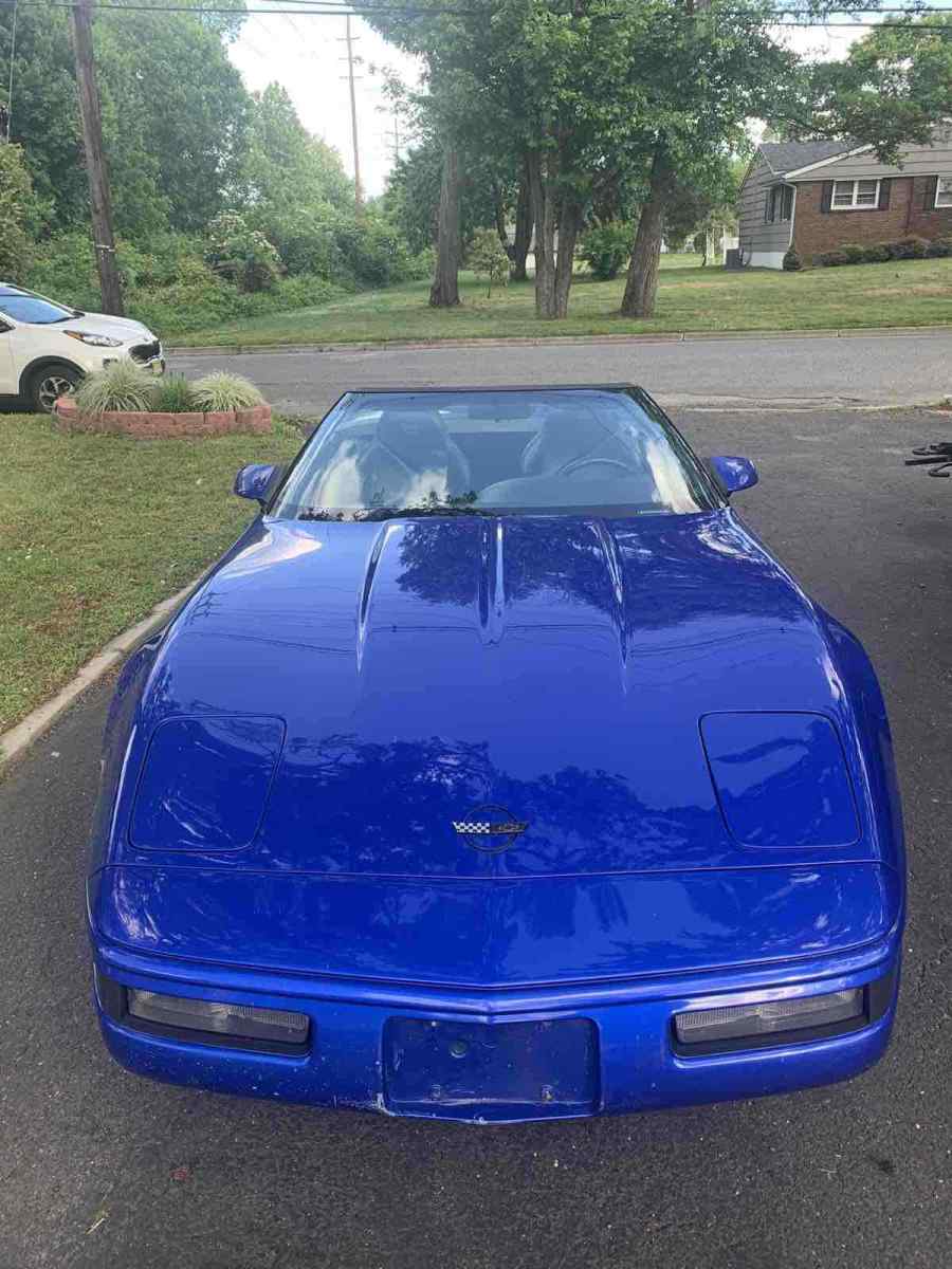1994 Blue Chevrolet Corvette Convertible