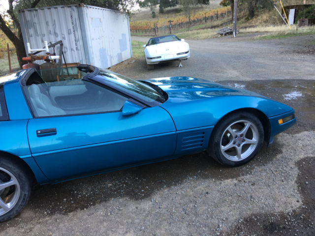 1994 Blue Chevrolet Corvette Coupe
