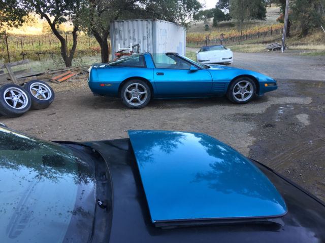 1994 Blue Chevrolet Corvette Coupe