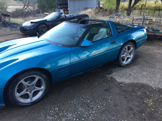 1994 Blue Chevrolet Corvette Coupe