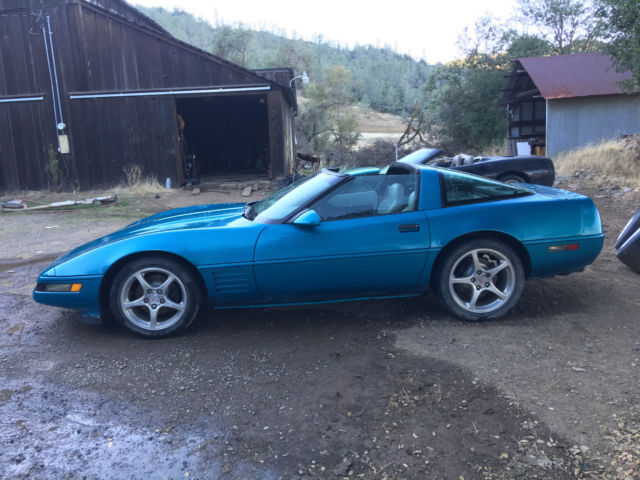 1994 Blue Chevrolet Corvette Coupe