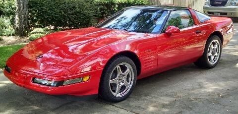 1994 Burgundy Chevrolet Corvette Coupe