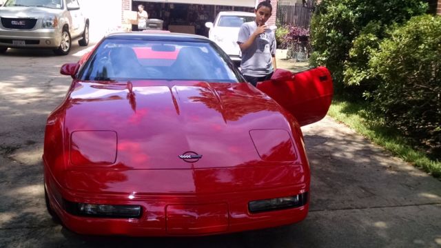 1994 Burgundy Chevrolet Corvette Coupe