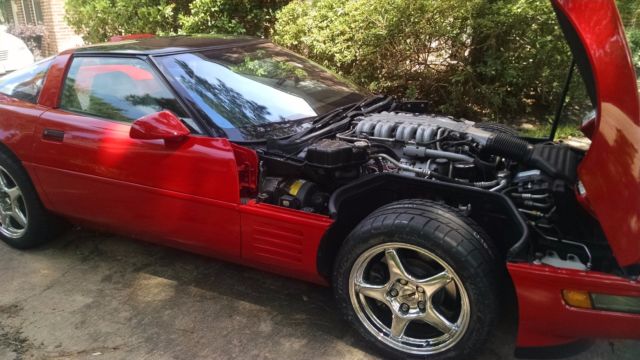 1994 Burgundy Chevrolet Corvette Coupe