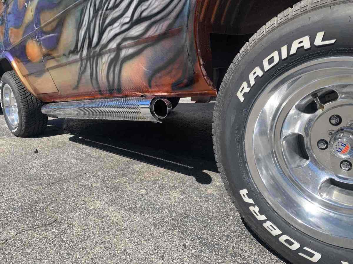 1994 Orange Chevrolet G20 Van