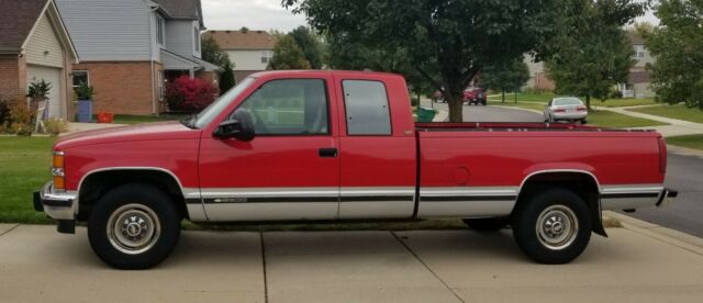 1994 Red Chevrolet Other Pickups Extended Cab Pickup