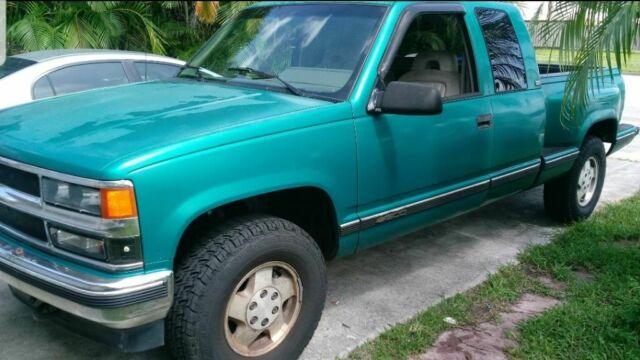 1994 Green Chevrolet Silverado 1500 Extended Cab Pickup