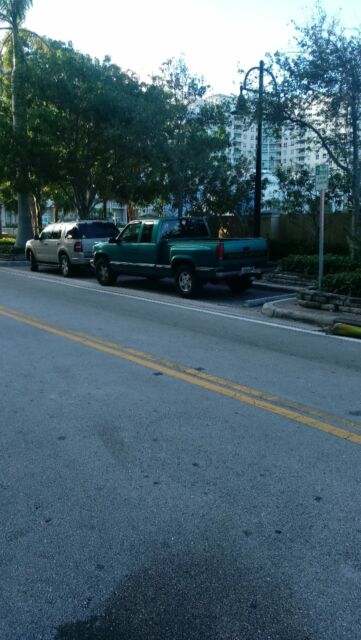 1994 Green Chevrolet Silverado 1500 Extended Cab Pickup