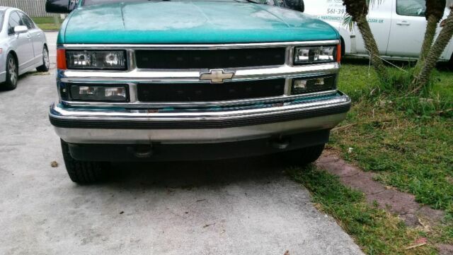 1994 Green Chevrolet Silverado 1500 Extended Cab Pickup