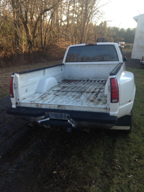 1994 White Chevrolet C/K Pickup 3500 Extended Cab Pickup