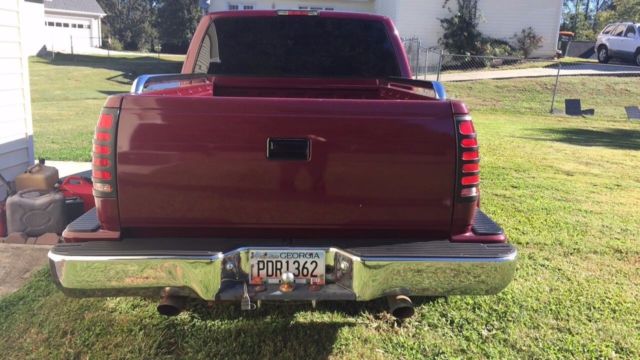 1994 MAROON Chevrolet Silverado 1500 Extended Cab Pickup