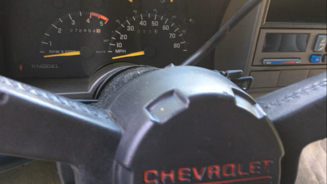 1994 Black, Silver Chevrolet Silverado 1500 Extended Cab Pickup