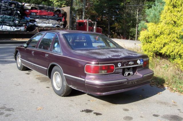 1994 Burgundy Chevrolet Capriceold Sedan