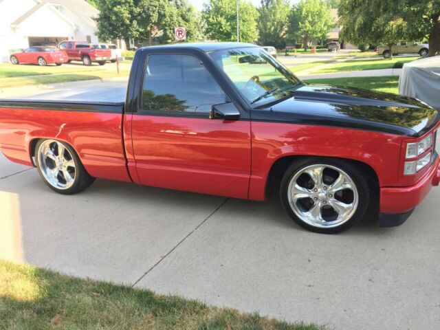 1994 red /black Chevrolet Silverado 1500 regular cab