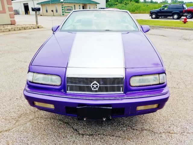1994 Purple Chrysler LeBaron Convertible